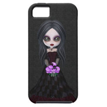 Fodral för gullig Goth flicka- & muffiniPhone 5 iPhone 5 Case-Mate Skydd