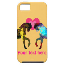 Fodral för hjärta- och hästiPhone 5 iPhone 5 Case-Mate Skydd