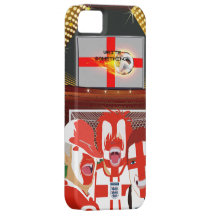 Fodral för iPhone 5 för England fotbollfläkt iPhone 5 Cover