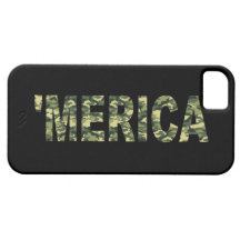 'Fodral för iPhone 5 för MERICA Camo (svarten) iPhone 5 Case-Mate Skal