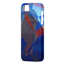 Fodral för Iphone 5 knappt där polygonkonst iPhone 5 Case-Mate Fodraler