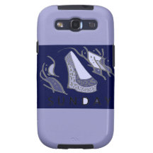 Fodral för iPhones SamsungS3 med pewterkilen Samsung Galaxy S3 Fodraler