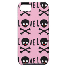 Fodral för kärlek-, skalle- och beniphone 5 iPhone 5 Case-Mate cases