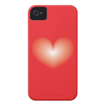 fodral för lutning för hjärta för iphone casekompi iPhone 4 Case-Mate cases