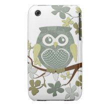 Fodral för Polkaträduggla iPhone 3 Case-Mate Skydd