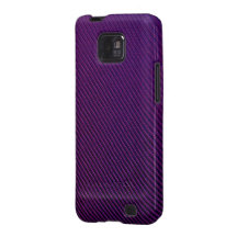 Fodral för Samsung galax S - kolfiber - lilor Galaxy SII Skydd