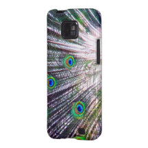 Fodral för Samsung galax S - påfågelfläkt Galaxy S2 Fodral
