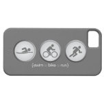 Fodral för TriathlonSimma-Cykel-Springa iPhone 5 ( iPhone 5 Case-Mate Cases
