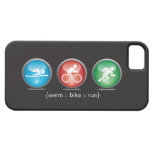 Fodral för TriathlonSimma-Cykel-Springa iPhone 5 ( iPhone 5 Case-Mate Cases