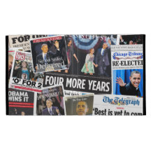 Folio för iPad för Collage för Obama omvaltidning
