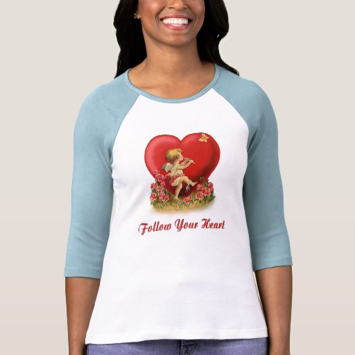 Följ din hjärta t-shirt