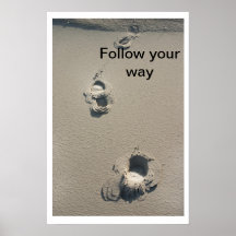 Följ ditt långt posters