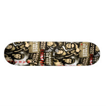 FOLK BEGÄRANÄNDRING ANPASSAD SKATE BOARD