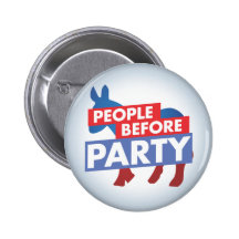 Folk för party - demokraten knäppas knappar