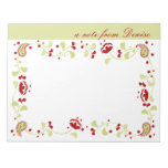 Folk-Konst Paisley Memo Note Pad