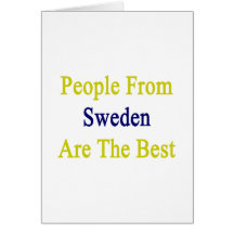 Folket från sverige är det bäst hälsnings kort