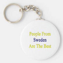 Folket från sverige är det bäst nyckelring