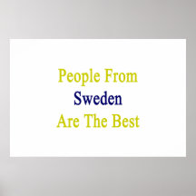 Folket från sverige är det bäst print