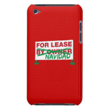 För arrendet Navidad - Feliz Navidad rolig jul Barely There iPod Case