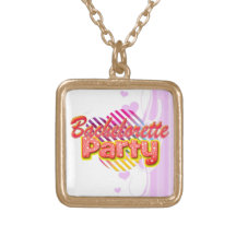för bacheloretteparty för galen vild rolig retro m skräddarsydda halsband