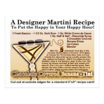 För bananMartini för choklad dold vykort recept