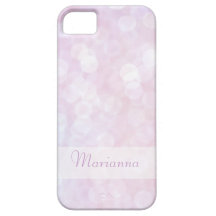 För bokehiphone 5 för personlig rosa fodral iPhone 5 Case-Mate skal