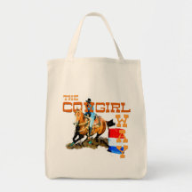 För Cowgirl gåvorna långt Tote Bag