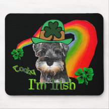 För dagkortkort för St. Patricks Schnauzer Mus Mattor