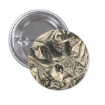 För demonsamurai för kall vintage japansk tatuerin nål