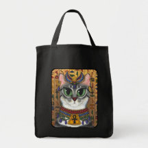 För den Bastet för Bastgudinnan hänger lös den egy Tote Bags