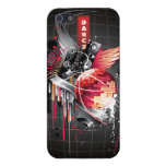 För diskoboll för funky abstrakt design för musik iPhone 5 skal