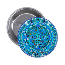 För domedagsymbol för Mayan Maya Aztec ~ Pins