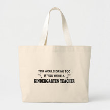 För drink dagislärare för - tote bags
