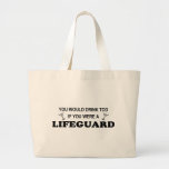 För drink livräddare för - tote bag