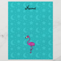 För flamingoturkos för personlig känd måne för stj custom flyer