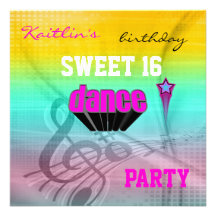 För födelsedagmusik för inbjudan sött 16th party f