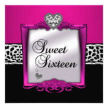 För födelsedagsfestLeopard för sweet sixteen 16 sv Tillkännagivande