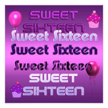 För födelsedagsfestrosor för sweet sixteen 16th li anpassningsbara inbjudningskort