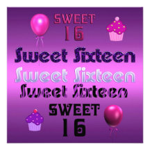 För födelsedagsfestrosor för sweet sixteen 16th li inbjudningskort