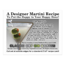 För GinMartini för klassiker torr vykort recept