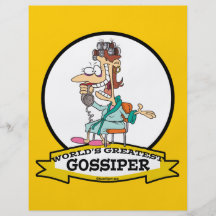 FÖR GOSSIPERKVINNOR FÖR VÄRLDAR MEST UNDERBAR TECK FLYGBLAD DESIGNS