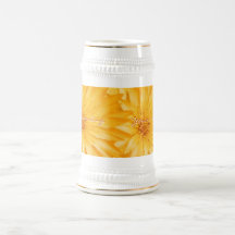 För gult steins lilly & kaffe koppar - anpassade