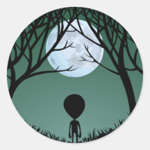 För Halloween för främmande klistermärkear roliga 