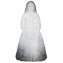 För Halloween för spökebrud kuslig skulptur foto Photo Cutout