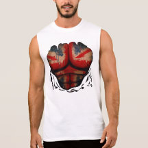 För jackflagga för UK förkroppsligar fackliga musk Sleeveless Tee