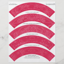 För julmuffin för art nouveau DIY sjalar för omsla Full Färg Flygblad