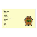 för KAKAVINTER för gingerbreadman 001PR GULLIGA MA Visitkort Mall