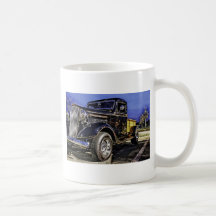 För klassikerlastbil för HDR GMC old school Kaffe Kopp