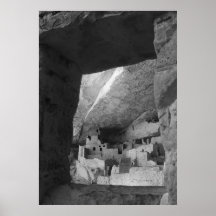 För klippaslott för Mesa Verde tryck för affisch