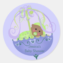 För klistermärkestil för baby shower/nyfödd bebis 